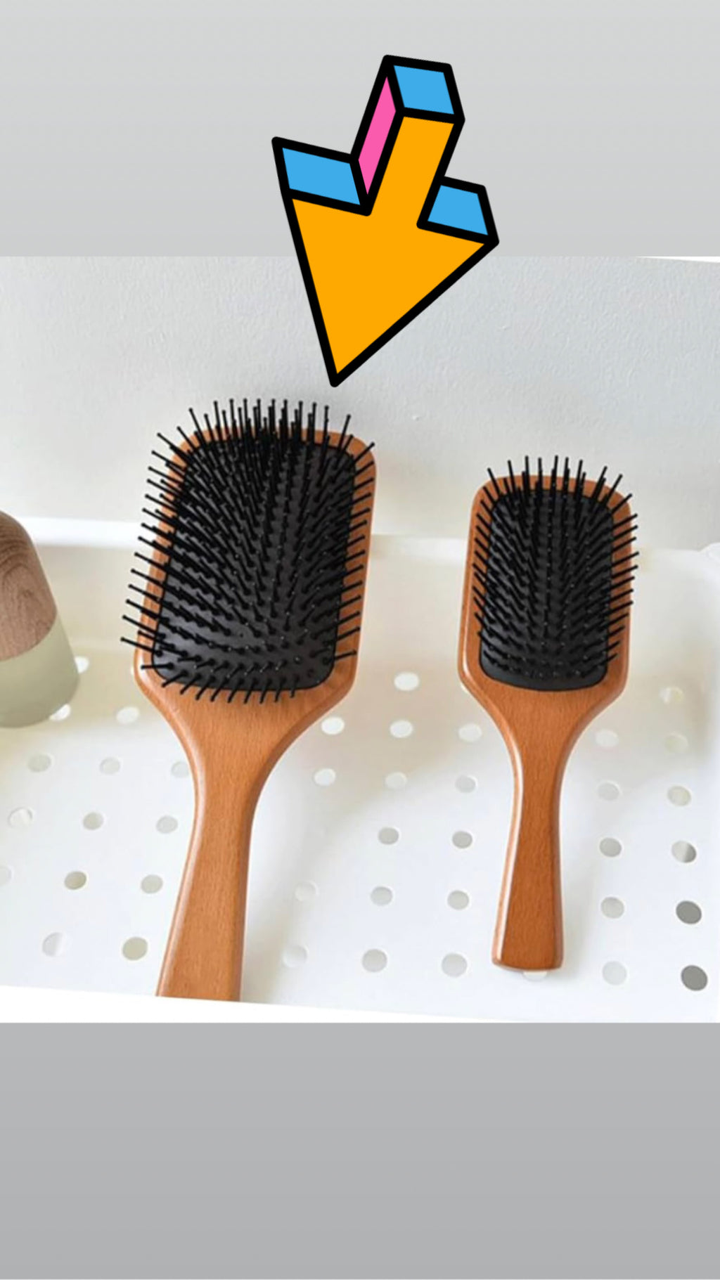 Wooden hairbrush Jaffa