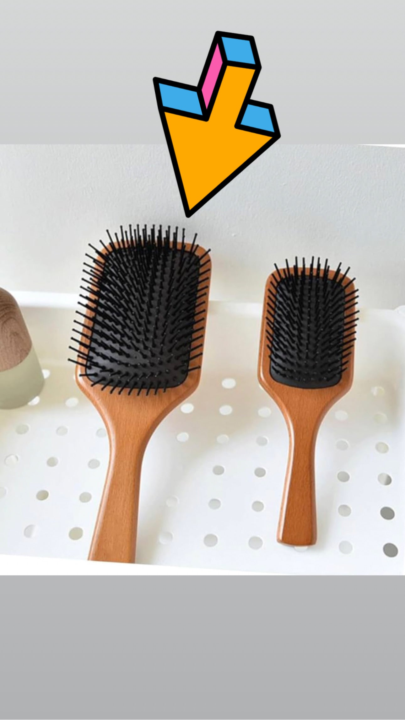 Wooden hairbrush Jaffa